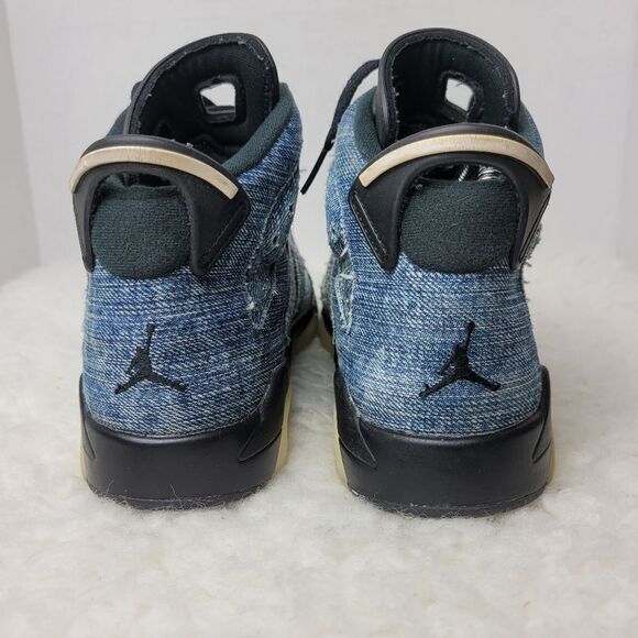 Nike Air Jordan 6 Sneaker Mens Size 6 Retro “Washed Denim” CV5489-401 Shoes - Picture 7 of 10